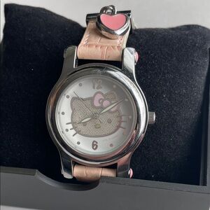 Sanrio Hello Kitty Pink and Silver Kids Watch